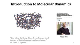 Application of Molecular Dynamics Simulation | PPTX