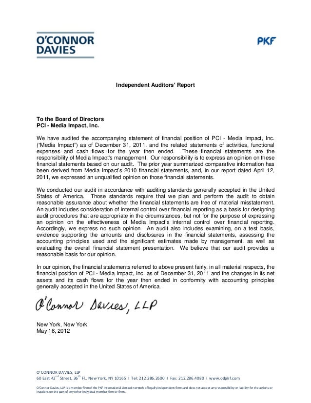 Audited Financial Statements