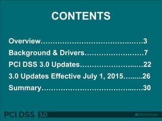 PCI DSS 3.0 Overview and Key Updates | PDF