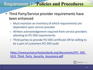 PCI DSS & PA DSS Version 3.0 | PPTX