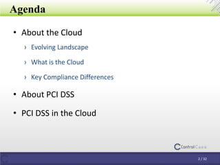 PCI-DSS Compliance in the Cloud | PPTX