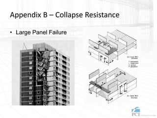 Appendix B – Collapse Resistance
• Large Panel Failure
 