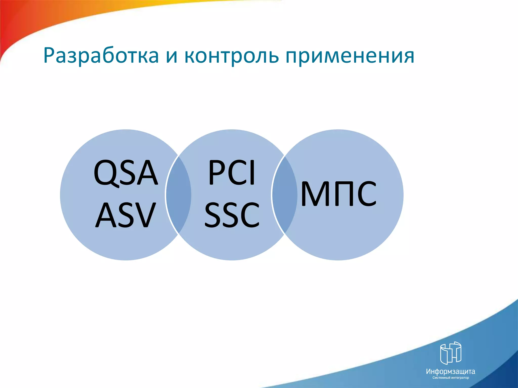 Разработка и контроль применения