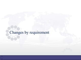 Changes by requirement
 