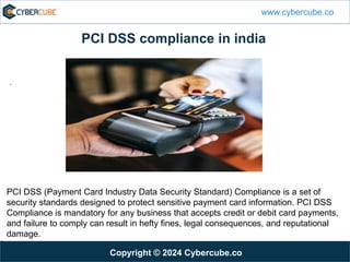 Achieving PCI DSS Compliance in India: Ensuring Secure Payment ...