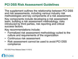 PCI-DSS for IDRBT