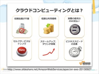 http://www.slideshare.net/AmazonWebServicesJapan/on-aws-20130927

 