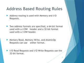 PCIe_TL_Layer transcation layer Layer covering packet handling, flow ...