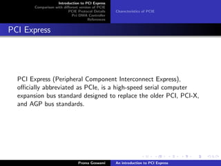 Pci Versions Pci express modi | PDF