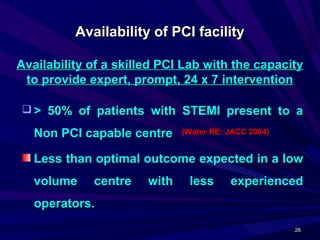 Pci or throm or pi in stemi best strategy(apicon 09022019)-final | PPT