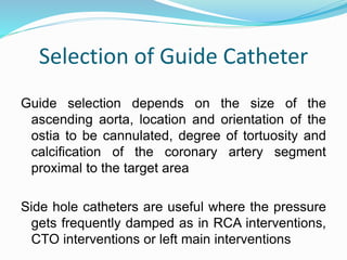 Coronary angioplasty : simplified | PPTX