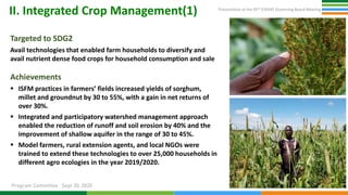 Presentation at the 95th Governing Board meeting (Program Committee) By Research Program:West and Central Africa (WCA)