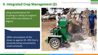 Presentation at the 95th Governing Board meeting (Program Committee) By Research Program:West and Central Africa (WCA)