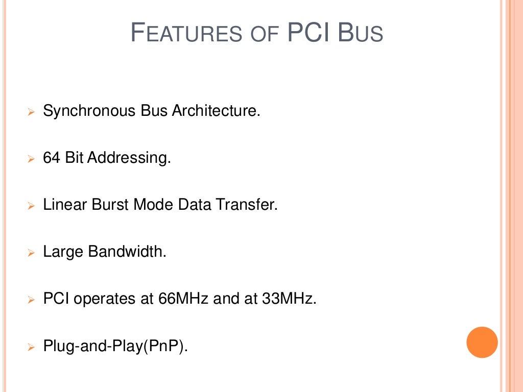 Pci,usb,scsi bus
