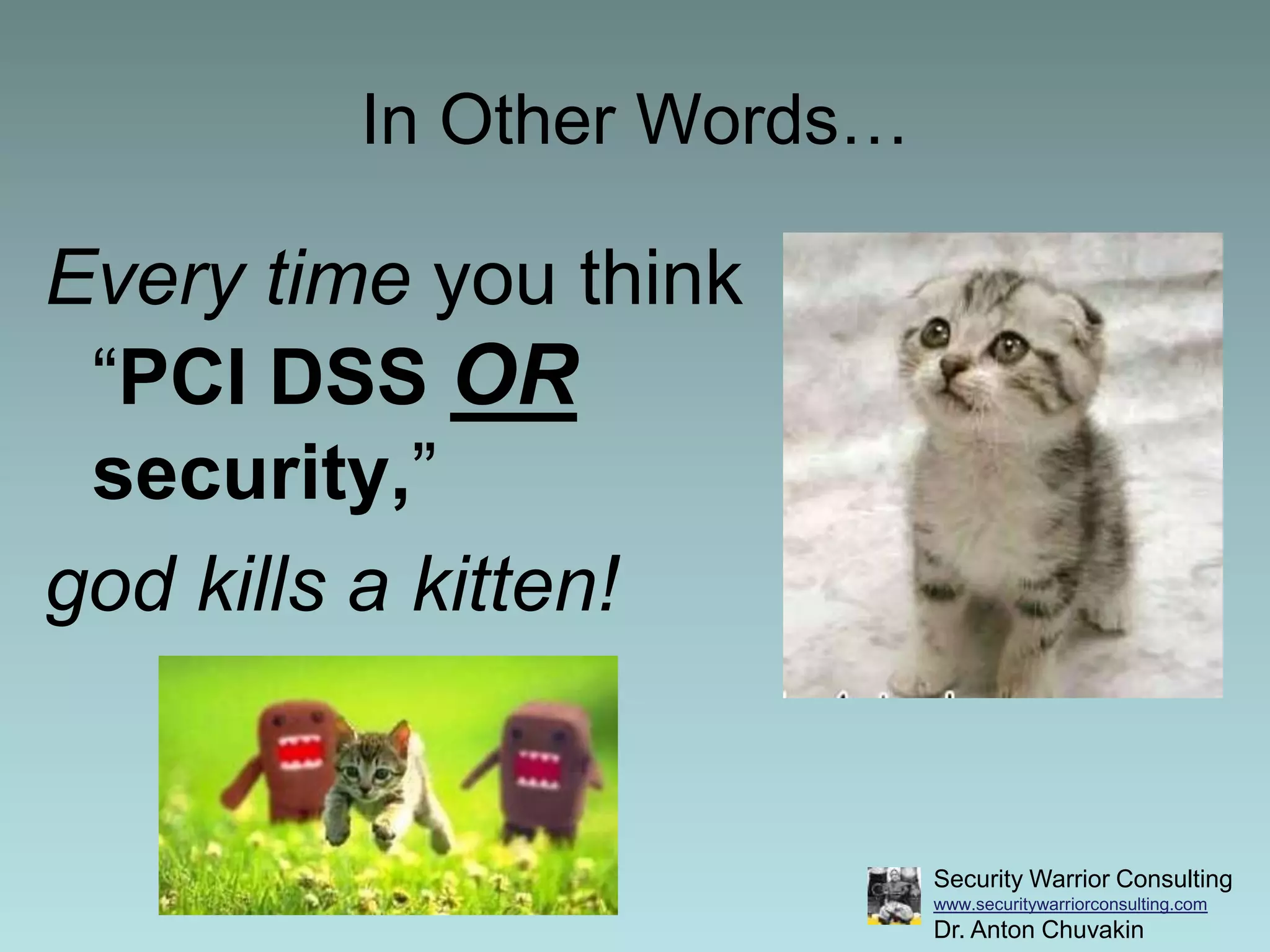 Measure their impact on fraud