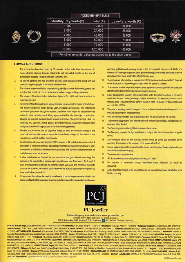PC Jeweller jewels for less buy your dream jewellery in easy installments