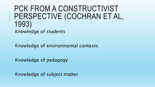 PCK for Elementary Teachers in Science.pptx