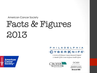 American Cancer Society


Facts & Figures
2013 
 