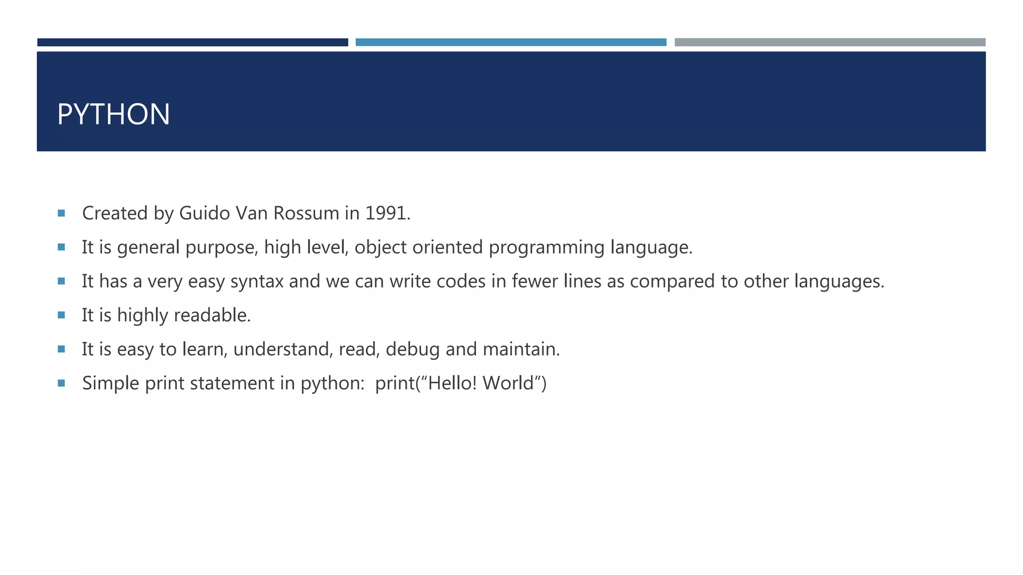Programming languages | PPT | Free Download