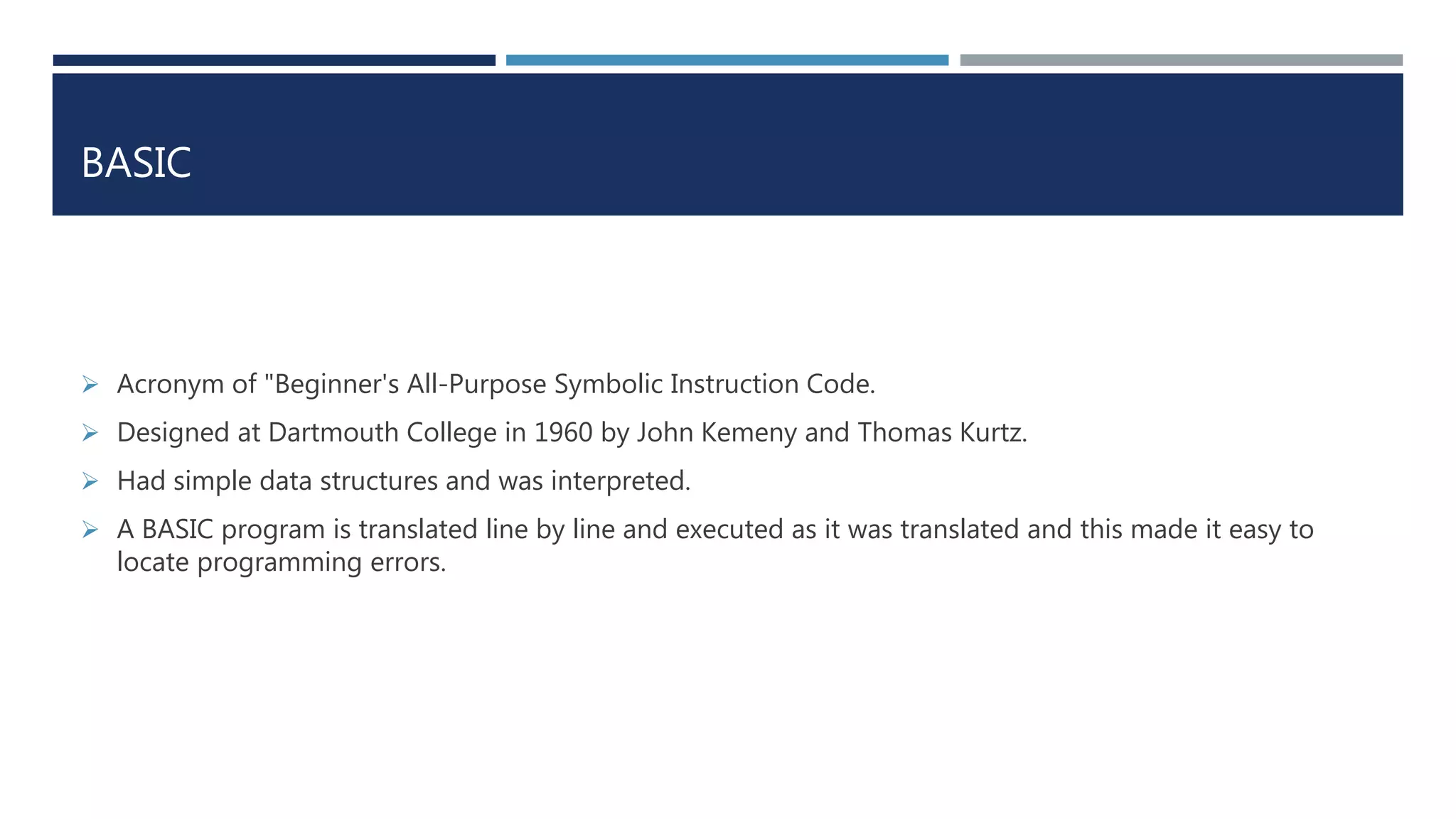 Programming languages | PPT