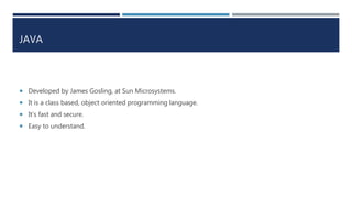 Programming languages | PPT