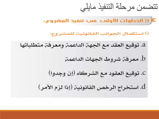 ‫التنفيذ‬ ‫مرحلة‬ ‫تتضمن‬‫مايلي‬
 