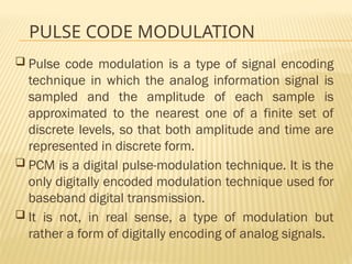 pulse code modulation python Images High Quality Grahic Study of Pulse Code Modulation Technique.pptx
