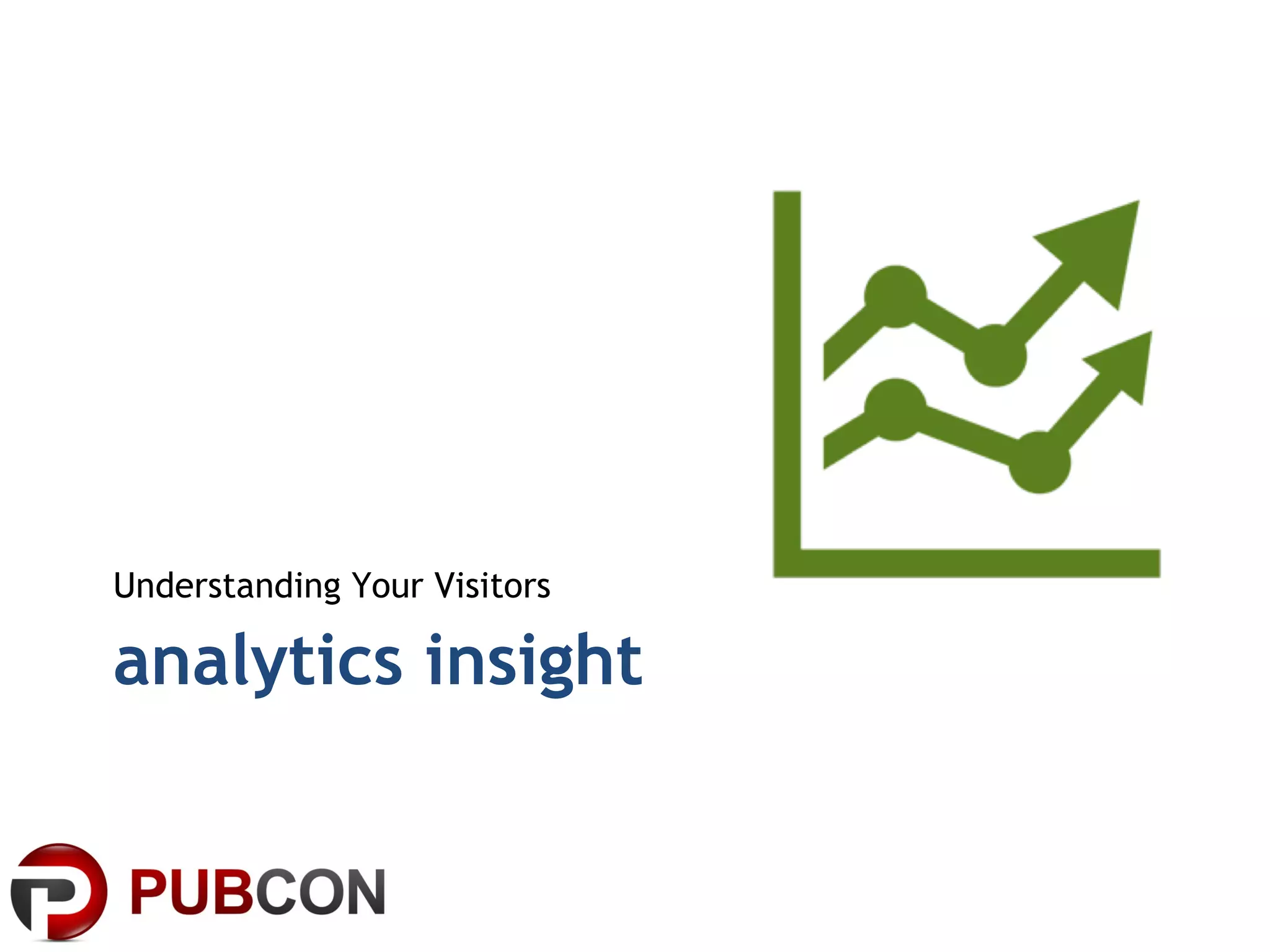 analytics insight Understanding Your Visitors 