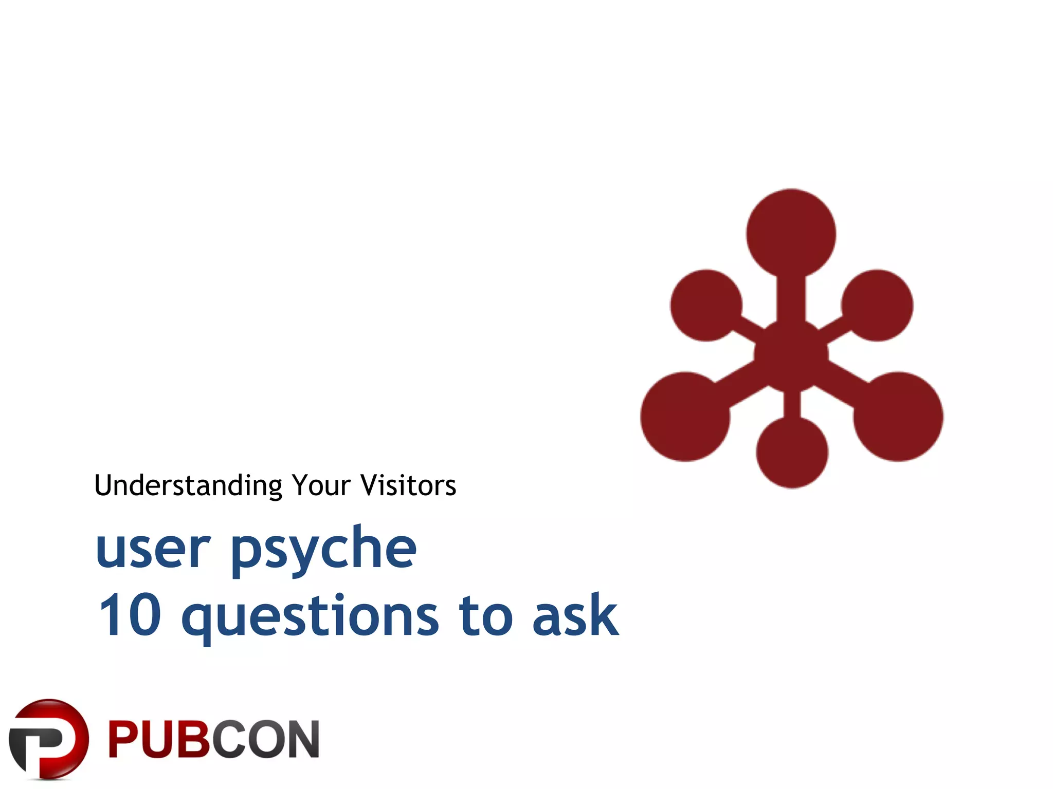 user psyche 10 questions to ask Understanding Your Visitors 