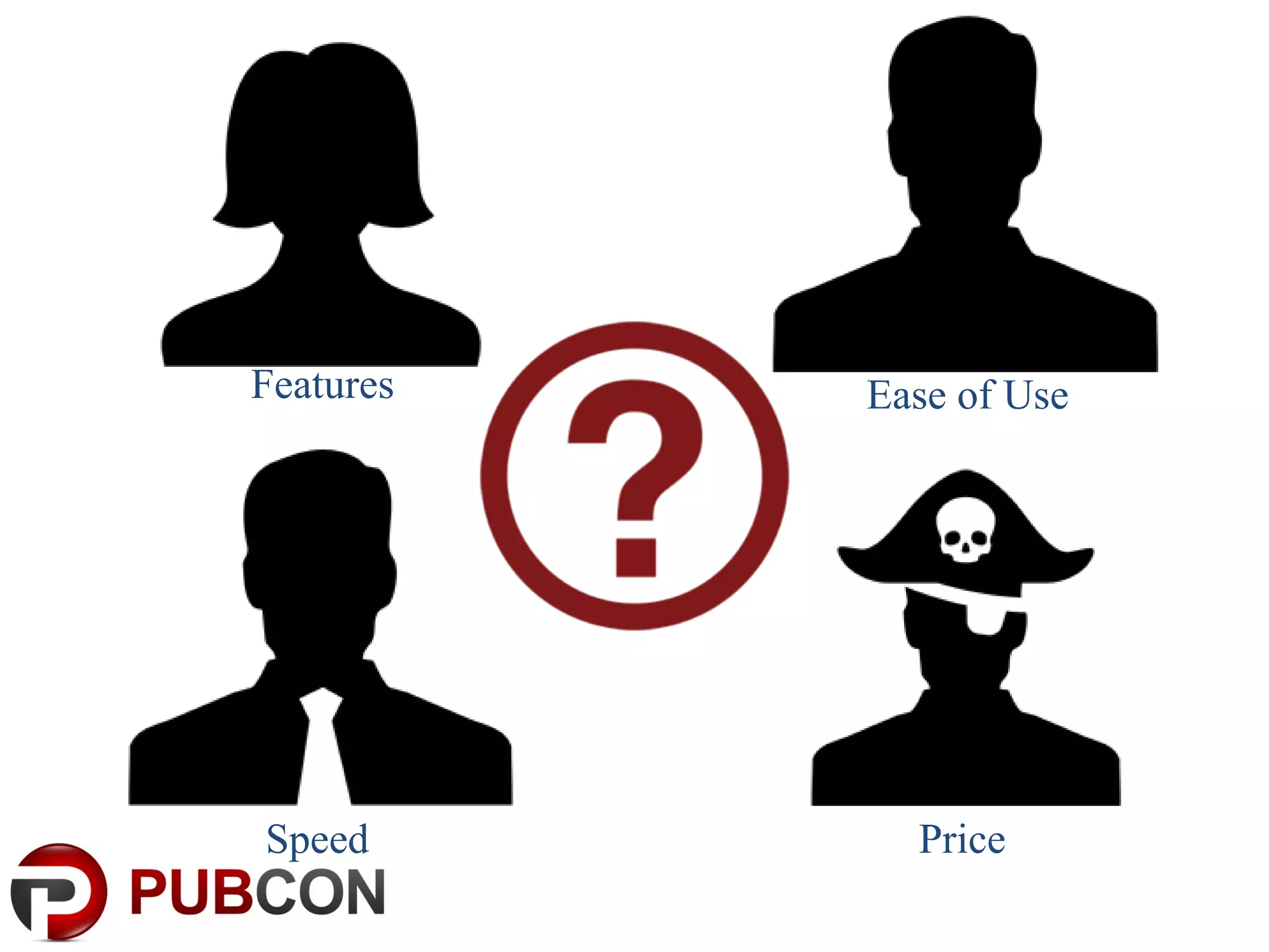 Ease of Use Price Features Speed 