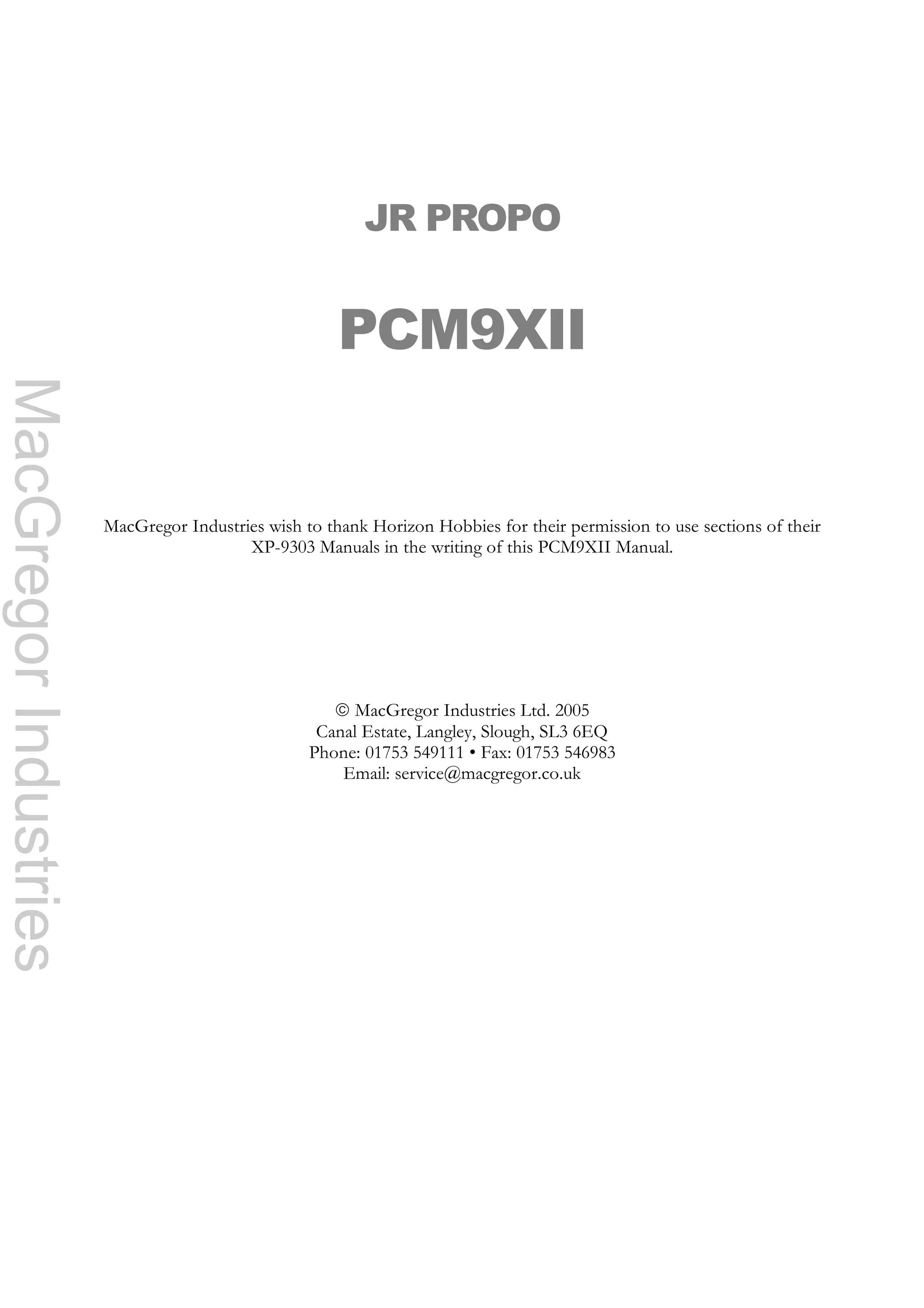 manual emisora jr 9 XII