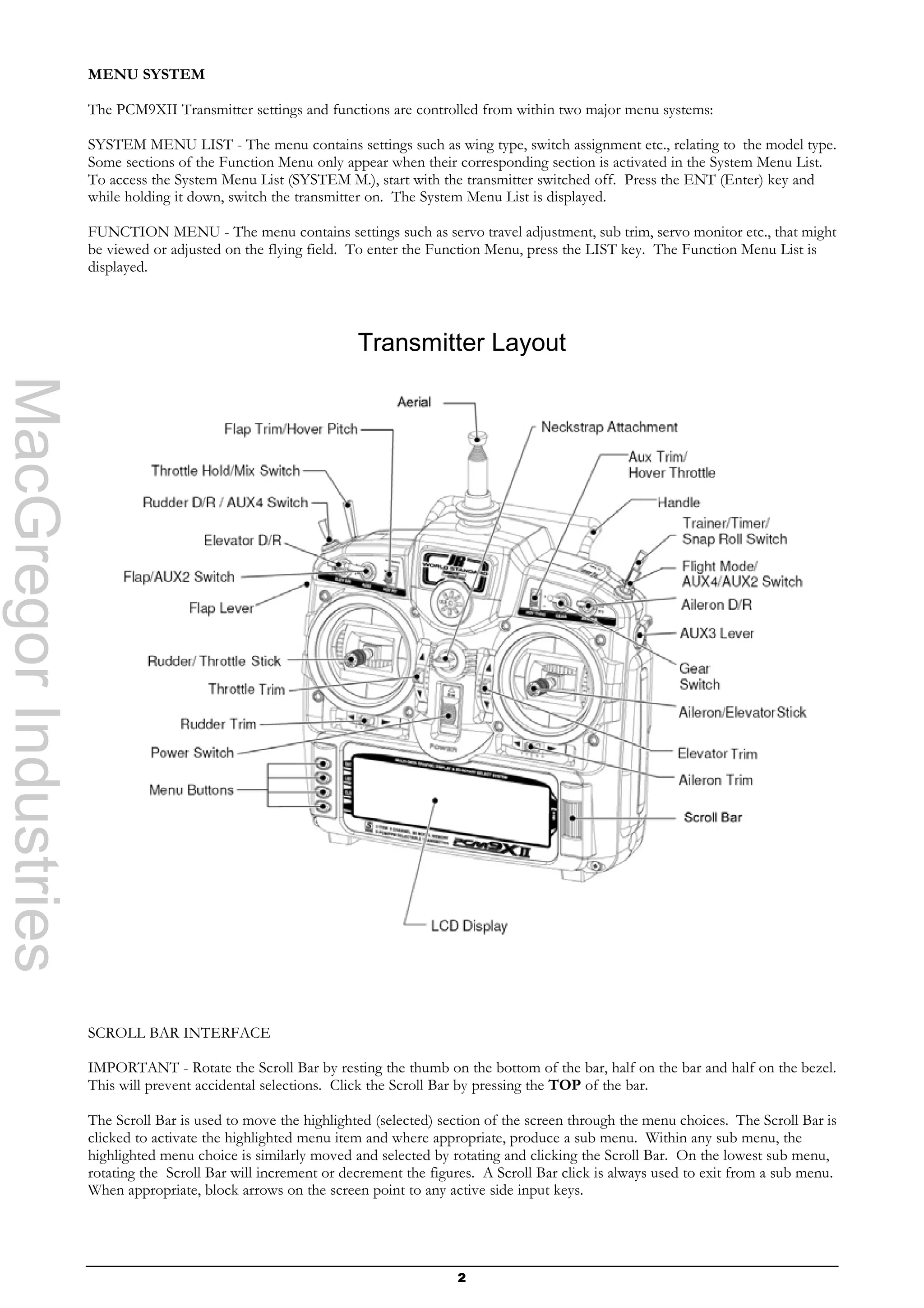 manual emisora jr 9 XII