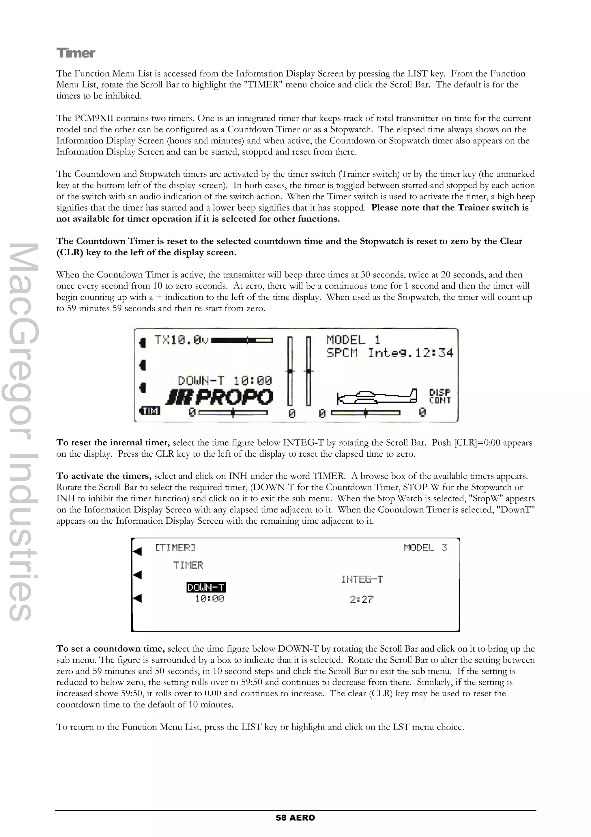 manual emisora jr 9 XII