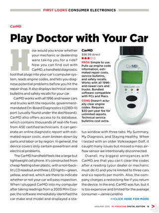 Magazine Restocking Pc magazine 2010-01 | PDF