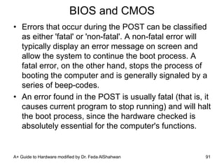 Computer Post Error Example pcmaintenance_ppt_ch01_modified.ppt