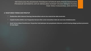 Metodologi Pelaksanaan Pekerjaan Interior: Dari Desain ke Realisasi ...