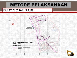  LAY OUT JALUR PIPA
56
Larap Kemayan Estu, ST
NIP. 198610292009121001
Pekerjaan
Disetujui
Veronica Yusniar, ST
NIP. 198810092010122003
Diperiksa
Direncanakan
Pelabuhan
4 HA
1
0.412
2
43.954
9
1.083
As gang
37.872
As gang belokan
41.683
as gg
6.602
As gg/ 250 cm
43.611
as jl. Bidadari
11.758
as jl. Bidadari
15.258
As selokan
5.055
As selokan/tp jl
5.429
As selokan/tp jl
5.455
As selokan/trotoar
5.452
As selokan/trotoar
5.572
Benteng
1.432
Benteng atas
31.220
Benteng bawah
30.207
Benteng laut
1.604
Benteng pantai
1.725
Benteng sungai
1.544
Benteng tp laut
1.509
Gg AVCKLAND
1.212
Gg AVCKLAND
5.065
Gg AVCKLAND
8.093
Halaman penduduk
0.488
Halaman rmh
1.884
P10
11.511
P10A
1.527
P11A
2.971
P12A
7.687
P1B
3.962
P1B/Gg Bajo VIEW
3.962
3.887
P1D/As gang
27.634
P1DE
38.491
P1E
16.952
P2D
15.281
P2DE
40.243
P2E/As gang + 1m
28.599
P3D/As gang
10.537
P3DE
40.942
P3E
29.728
P3E
29.780
P4/Tp jl ke trotoar
3.918
P4D
42.910
P4E
30.085
P5
5.771
P5A
1.140
P5E
31.366
P6
8.398
P6A
0.985
P6E
34.830
P7A
0.879
P8
5.689
P8A
0.982
P9/sbrg jl bidadari
8.467
P9A
1.137
Pagar
12.838
Pagar
15.525
Pagar
16.593
Pagar
17.029
Pagar
17.652
Pagar
21.473
Pagar
23.555
Pagar
26.698
Pagar
28.654
Pagar
30.841
Pagar
31.240
Pertigaan/Tp jl
35.871
Pertigaan/Tp jl
36.297
Pertigaan/Tp jl
35.585
Pertigaan/Tp jl
36.142
Pojok rumah
0.880
Ps gg Flores
7.941
Tl
29.804
Tp
7.195
Tp jl
10.941
Tp jl
11.101
Tp jl
15.446
Tp jl
15.349
Tp jl
10.302
Tp jl
16.399
Tp jl
16.520
Tp jl
10.213
Tp jl
16.896
Tp jl
0.402
Tp jl
17.398
Tp jl
0.404
Tp jl
0.427 Tp jl
17.742
Tp jl
0.381
Tp jl
9.369
Tp jl
0.543
Tp jl
0.555 Tp jl
9.371
Tp jl
1.105 Tp jl
20.820
Tp jl
20.961
Tp jl
0.941
Tp jl
0.989
Tp jl
3.441
Tp jl
1.056
Tp jl
2.955
Tp jl
1.234
Tp jl
8.356
Tp jl
1.299
Tp jl
8.282
Tp jl
24.243
Tp jl
24.455
Tp jl
0.577
Tp jl
0.820
Tp jl
26.592
Tp jl
7.335
Tp jl
26.465
Tp jl
6.831
Tp jl
1.018
Tp jl
0.954
TP jl
0.925 Tp jl
6.112
Tp jl
6.837
Tp jl
29.798
Tp jl
5.375
Tp jl
5.410
TP jl
0.883
Tp jl
0.956
Tp jl
29.945
Tp jl
29.933
Tp jl
30.547
Tp jl
5.087
Tp jl
0.974
Tp jl
0.917
Tp jl
30.551
Tp jl
30.526
Tp jl
5.422
Tp jl
5.443
Tp jl
0.884
Tp jl
0.834
Tp jl
5.919
Tp jl
31.167
Tp jl
31.207
Tp jl
6.040
Tp jl
6.894
Tp jl
7.037
Tp jl
0.846
Tp jl
31.160
Tp jl
8.432
Tp jl
8.073
Tp jl
0.979
Tp jl
0.968
Tp jl
31.626
Tp jl
31.607
Tp jl
8.141
Tp jl
7.886
Tp jl
1.000
Tp jl
0.951
Tp jl
33.045
Tp jl
33.059
Tp jl
7.287
Tp jl
7.139
Tp jl
1.019
Tp jl
0.965
Tp jl
6.317
Tp jl
6.499
Tp jl
1.074
Tp jl
0.939
Tp jl
5.918 Tp jl
36.978
Tp jl
1.115
Tp jl
4.861
Tp jl
4.950
Tp jl
1.217
Tp jl
1.117
Tp jl
4.215
Tp jl
39.563
Tp jl
4.312
Tp jl
1.136
Tp jl
3.876
TP jl
1.074
Tp jl
3.852
TP jl
0.992
TP jl
1.046
Tp jl
3.783
TP jl
0.970
Tp jl
3.843
TP jl
1.214
TP jl
1.068
Tp jl
3.965
Tp jl
3.994
TP jl
1.364
Tp jl
3.744
TP jl
1.237
TP jl
1.231
TP jl
1.122
Tp jl
3.452
Tp jl
3.659
TP jl
1.424 Tp jl
2.977
Tp jl pertigaan
7.489
Tp jl/belokan
40.583
Tp jl/pertigaan
12.874
Tp jl/pertigaan
12.320
Tp jl/saluran
27.930
Tp pantai
0.198
TP pantai
-0.010
Tp pantai
-0.079
Tp saluran
12.675
Tp saluran
15.477
Tp saluran
16.718
Tp saluran
17.908
Tp saluran
21.185
Tp saluran
24.423
Tp saluran
26.631
Tp saluran
30.647
Tp saluran
31.295
Tp saluran
31.616
Tp saluran
33.217
Tp saluran/trotoar
29.941
Tp sungai
-0.003
Tp Trotoar
11.033
Tp Trotoar
11.220
Tp trotoar
10.302
Tp trotoar
9.395
Tp trotoar
9.583
Tp trotoar
8.506
Tp trotoar
8.374
Tp trotoar
7.569
Tp trotoar
10.112
Tp trotoar
6.876
Tp trotoar
6.791
Tp trotoar
6.263
Tp trotoar
6.204
Tp trotoar
6.538
Tp trotoar
5.391
Tp trotoar
31.610
Tp trotoar
33.092
Tpjl
5.133
Trotoar
7.364
Trotoar
5.411
Trotoar
5.245
Trotoar
5.093
Trotoar
5.431
Trotoar
5.451
Trotoar
6.049
Trotoar
6.331
Trotoar
7.023
Trotoar
7.342
Trotoar
8.465
Trotoar
8.080
Trotoar
8.211
Trotoar
7.901
Trotoar
7.257
Trotoar
7.160
Trotoar
6.337
Trotoar
6.506
Trotoar
6.519
Trotoar
4.873
Trotoar
5.239
Trotoar
4.490
Trotoar
4.364
Trotoar
4.018
Trotoar
3.819
Trotoar
3.916
Trotoar
3.908
Trotoar
4.062
Trotoar
4.033
Trotoar
3.764
Trotoar
3.540
Trotoar
3.736
Trotoar
3.059
P2C/1,5m
7.572
P3C/Di depan gg
7.948
As gang
4.953
As gang
5.054
As gang
5.174
As gang
7.188
Benteng / gang
12.751
P7
5.252
P1C/1,5m
As gg belokan
11.546
As gg belokan
22.193
As gg belokan
15.835
As gg belokan
15.079
As gg belokan 1,5
20.377
Belokan/as gg
29.500
P4C
19.443
P5C/1,5 m
29.284
P5D
33.162
P6C
30.101
P1B
3.962
P1B/Gg Bajo VIEW
3.962
As gang
16.897
As gang belokan
32.254
As gang belokan
30.557
P2B/As gang
11.453
P3B
15.124
P4B
20.656
P5B
28.249
ST
A0
+26
6.1
ST
A0
+28
9.1
ST
A0
+31
3.8
ST
A0
+33
9.3
ST
A0
+36
4.3
ST
A0
+38
9.3
ST
A0
+41
4.3
ST
A0
+43
9.3
ST
A0
+46
5.8
STA0+492.3
STA0+516.8
STA0
+541.3
STA0
+567.8
STA0
+592.3
STA0
+617.3
STA0
+642
.3
STA0
+665.8
STA0
+692.3
STA0
+710.6
ST
A0
+7
42
.6
ST
A0
+2
58
,5
STA
0+29
1,0
STA
0+31
1,0
STA
0+33
6,0
STA
0+36
1,0
STA
0+38
7,0
STA
0+41
2,5
STA
0+44
4,5
STA0+4
65,0
STA0+5
16,5
ST
A0
+5
39
,0
ST
A0
+5
62
,0
ST
A0
+5
87
,5
ST
A0
+6
17
,0
ST
A0
+6
39
,0
ST
A0
+6
63
,0
ST
A0
+6
84
,0
ST
A0
+6
92
,5
STA
0+
71
1,
5
STA
0+
73
5,
5
STA
0+
76
2,
5
STA
0+
78
6,
5
STA
0+
81
2,
5
STA
0+
84
8,
5
STA
0+
86
2,
5
STA0+492,0
RENCANA
LOKASI IPAL
JARINGAN PIPA AIR LIMBAH
KETERANGAN :
PETA JARINGAN PIPA AIR LIMBAH
Skala : 1 : 2000
M13
M11
M10
CO3
M22
M19
M14
M26
M1
M21
M25
CO2
M20
CO1
M9
M23
M16
M2
M27
M3
M15
M12
M24
M17
M18
M28
9059500
817000
9059600
9059700
9059800
9059900
816700
816800
816900
817200
817100
M7
M8 M6
M5
M4
M5b
M5d
M5e
M5f
M5c M5a
M9a
M10a
M10b
M10c
M11a
M11b
M11c
M1a
J
l
.
S
u
k
a
r
n
o
H
a
t
t
a
J
l.
R
e
k
la
m
a
s
i
Gg. Bajo
Gg. Mesjid
Skala No. Gambar
Judul Gambar
Jml. Gambar
Konsultan Perencana
Keterangan
02
1 : 2000
PETA SISTEM JARINGAN AIR LIMBAH
LABUAN BAJO
M19a
M19b
MANHOLE
Ø200
Ø
1
5
0
Ø
1
5
0
Ø150
Ø
1
5
0
Ø
1
5
0
Ø150
Ø
1
5
0
Ø150
Ø
15
0
Ø
15
0
Ø150
Ø
15
0
Ø
1
5
0
Ø
150
Ø
150
Ø
1
5
0
Ø
1
5
0
Ø
1
5
0
Ø
15
0
Ø1
50
Ø150
Ø150
Ø1
50
Ø150
Ø
1
5
0
Ø150
Ø
1
5
0
 