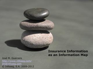 Insurance Information
                            as an Information Map
José M. Guerrero
http://www.infoseg.com/
jm@infoseg.com
© Infoseg, S.A. 2009-2012
 