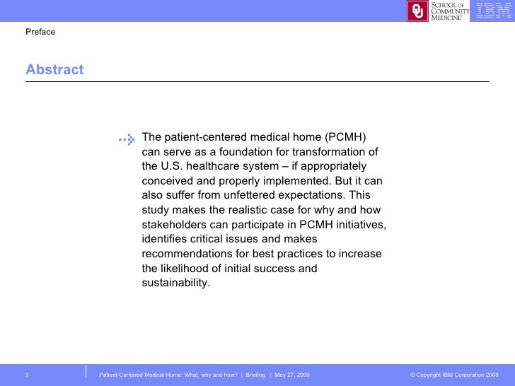 Virtual medical home project abstract Virtual medical home project abstract