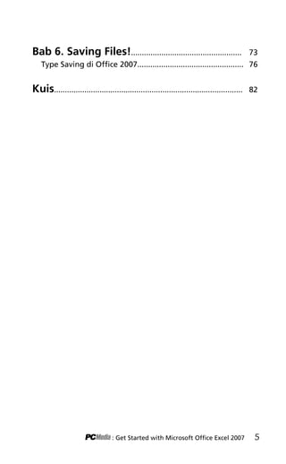 Tutorial Microsoft Excel 2007 | PDF