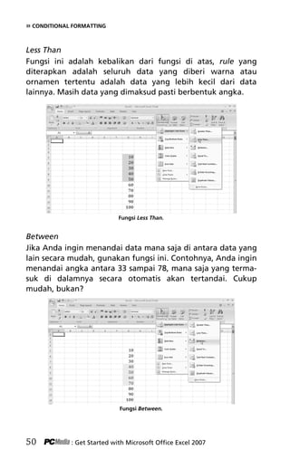 Tutorial Microsoft Excel 2007 | PDF