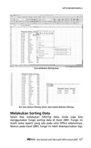 Ms Excel 2007 Tutorial Tutorial Microsoft Excel 2007 | PDF
