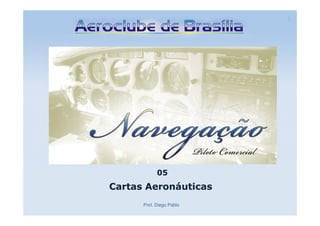 1
Cartas AeronáuticasCartas Aeronáuticas
0505
Prof. Diego Pablo
 