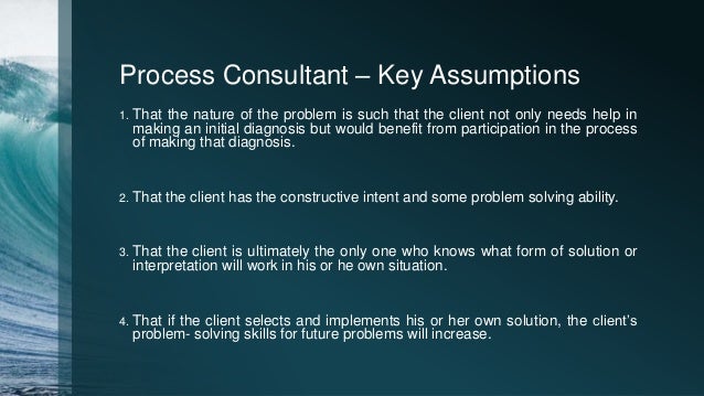 Process Consultation and team building Slide 20