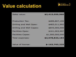 Value calculation
 