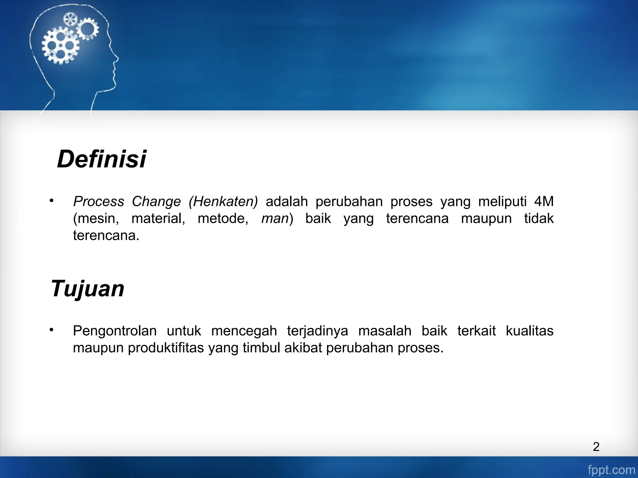Process Change Notification Procedure (4M Change) | PPT