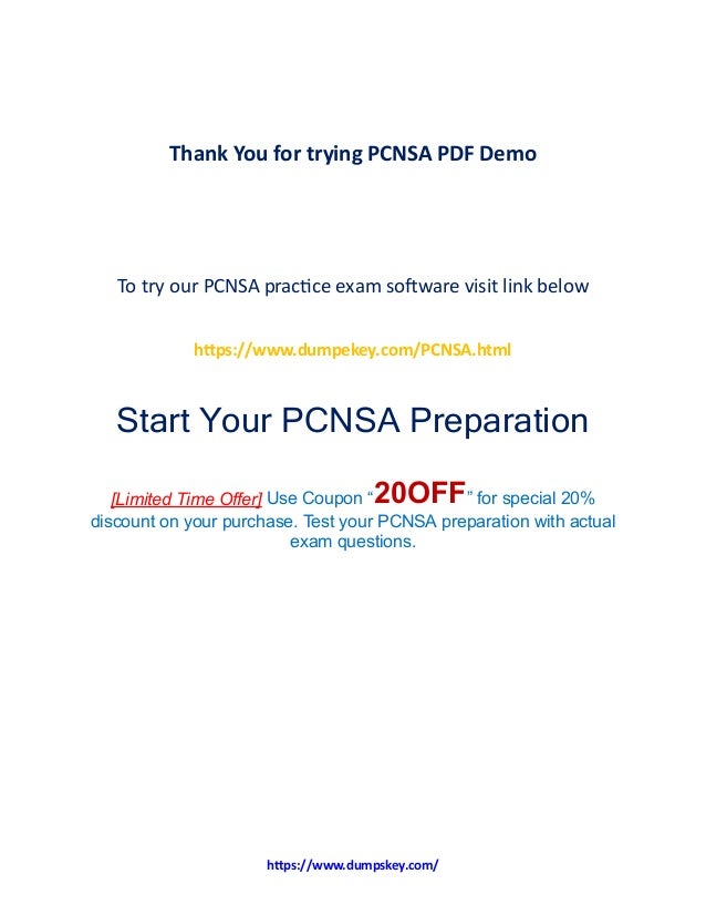 Latest Test PCNSA Simulations