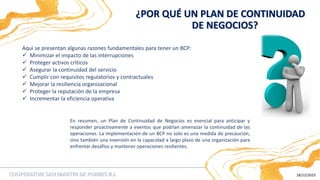 PLAN DE CONTINUIDAD DEL NEGOCIO Y SIMULACRO DE ASALTO | PDF