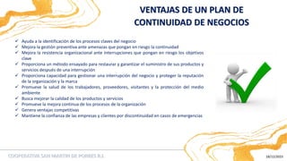 PLAN DE CONTINUIDAD DEL NEGOCIO Y SIMULACRO DE ASALTO | PDF