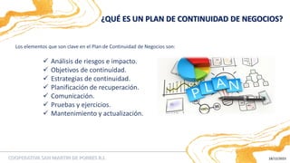 PLAN DE CONTINUIDAD DEL NEGOCIO Y SIMULACRO DE ASALTO | PDF